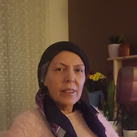 Hasta ve yaşlı bakıcı,  Fatma, ESENYURT